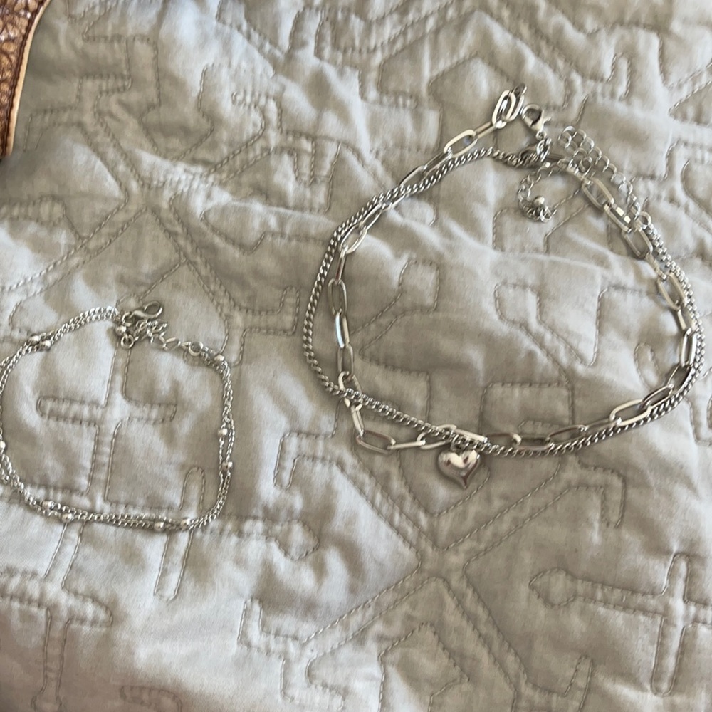 2 piece necklace set with anklet